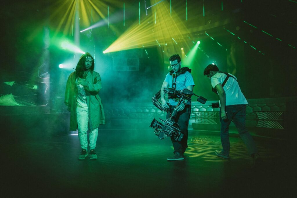On the set of a music video jakob owens nl6f d2xb7a unsplash